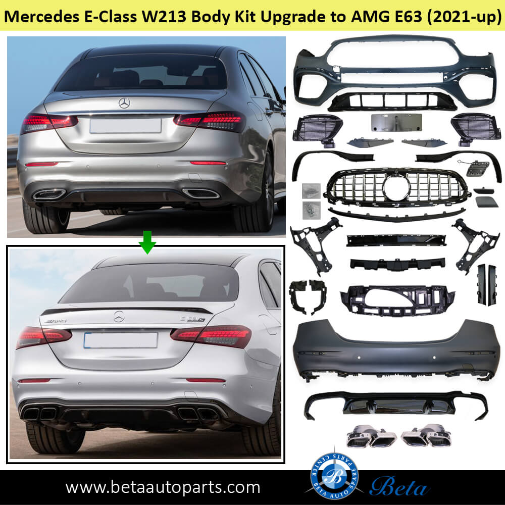 Mercedes E-Class W213 (2021-2023), Body Kit AMG E63 Look for Standard, China Mercedes E-Class W213 (2021-2023), Body Kit AMG E63 Look for Standard, China